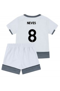 Wolves Ruben Neves #8 Babyklær Tredje Fotballdrakt til barn 2022-23 Korte ermer (+ Korte bukser)